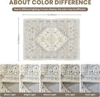 zesthome 10x14 Area Rugs, Stain Resistant Washable Rug, Ultra-Thin Rugs - Image 2