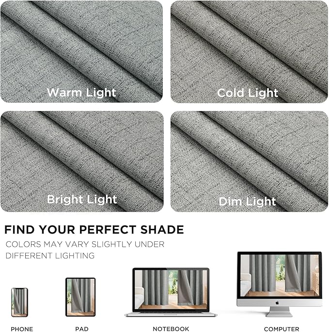 Joydeco Blackout Curtains for Bedroom - Image 9