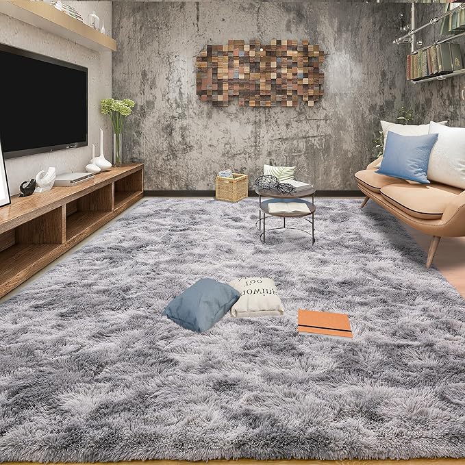 Tepook Soft Fluffy Rugs for Living Room, 5x8 Shaggy Area Rug for Bedroom - Image 3