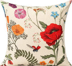 All Smiles Outdoor Patio Throw Pillow Covers 20x20 Set of 4 Spring Summer - Image 5