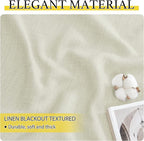 NICETOWN 24 inch Long Blackout Tiers, Farmhouse Grommet Half Window Curtains - Image 5