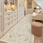 Madane 3x12 Hallway Runner Rug, Non Slip Washable 12ft Runner - Image 4