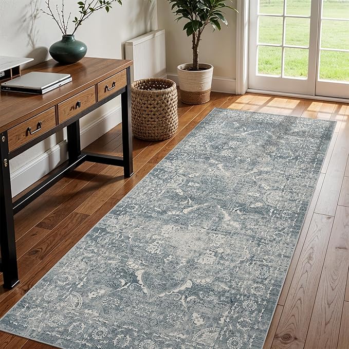 Washable 3x8 Runner Rug by EISUROM
