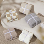 Bedsure Beige Knit Throw Blanket - Image 7