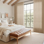 Nanspring Sand Beige Curtains 90 Inches Long - Image 8