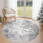 UERMEI 5ft Round Area Rug Living Room Rugs by UERMEI