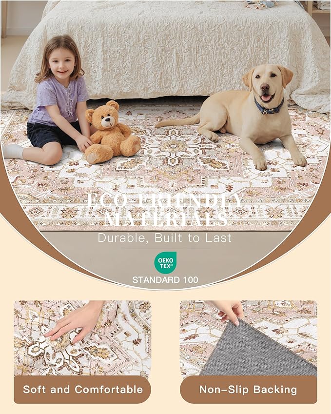 Madane Washable Runner Rug - Image 5