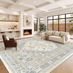 zesthome 10x14 Area Rugs, Stain Resistant Washable Rug, Ultra-Thin Rugs - Image 4