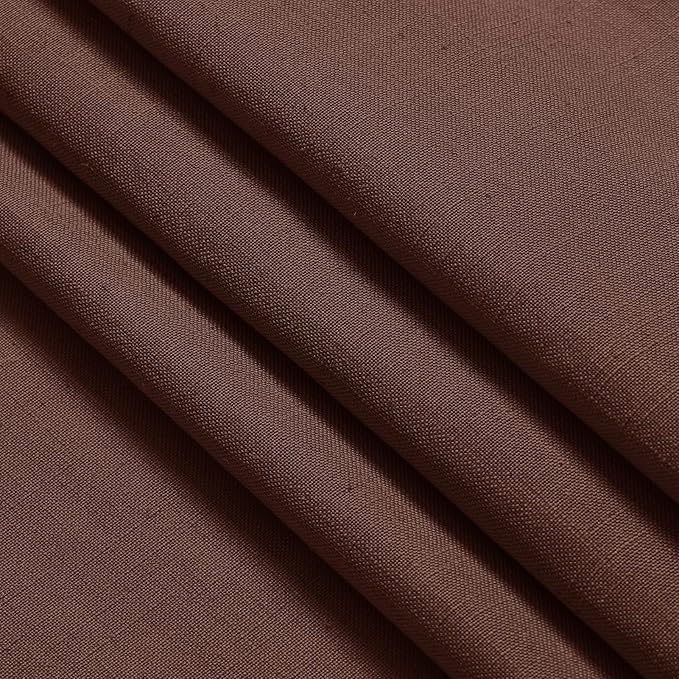 Nanspring Rustic Brown Linen Curtains 72 Inch Length - Image 7