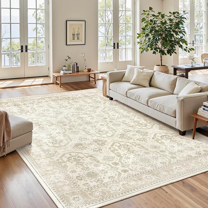 Area Rugs 5x7, Washable Rug, Stain Resistant 5x7 Area Rugs - Image 2