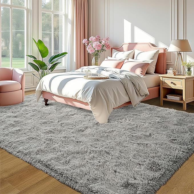 LOCHAS Ultra Soft Indoor Modern Area Rugs Fluffy Living Room Carpets - Image 2