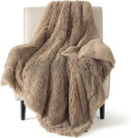 Bedsure GentleSoft Fluffy Light Chocolate Brown Throw Blanket, Soft Fuzzy by BEDSURE