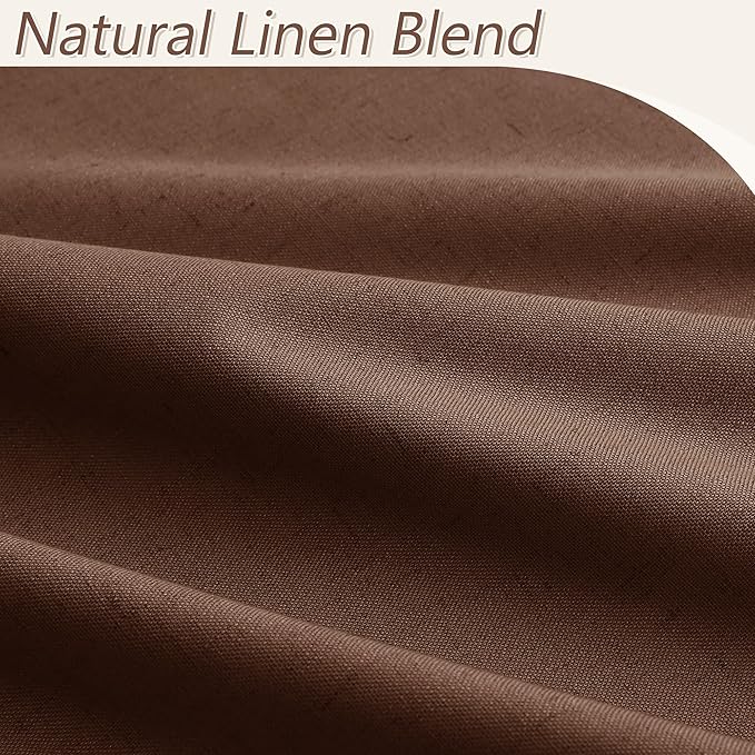 Guken 100% Blackout Curtains 102 Inch Length 2 Panels Set - Image 3