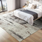 Living Room Rug 7x10 Coffee Area Rugs Machine Washable Abstract Boho Large Rug - Image 4
