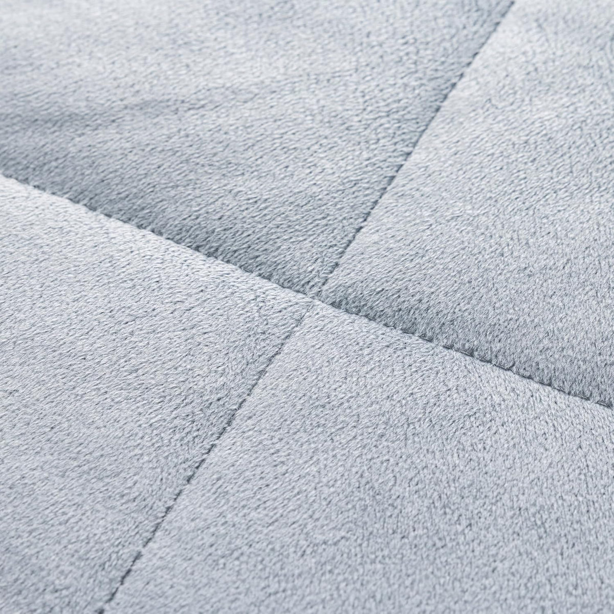 Berkshire Blanket Suedemink & Loftmink Quilted Blanket, Ultra-Soft Reversible Fleece Blanket, Lightweight & Warm, Ideal for Couch, Sofa & Bed, All-Season Comfort, Polar Blue, 90 in × 108 in