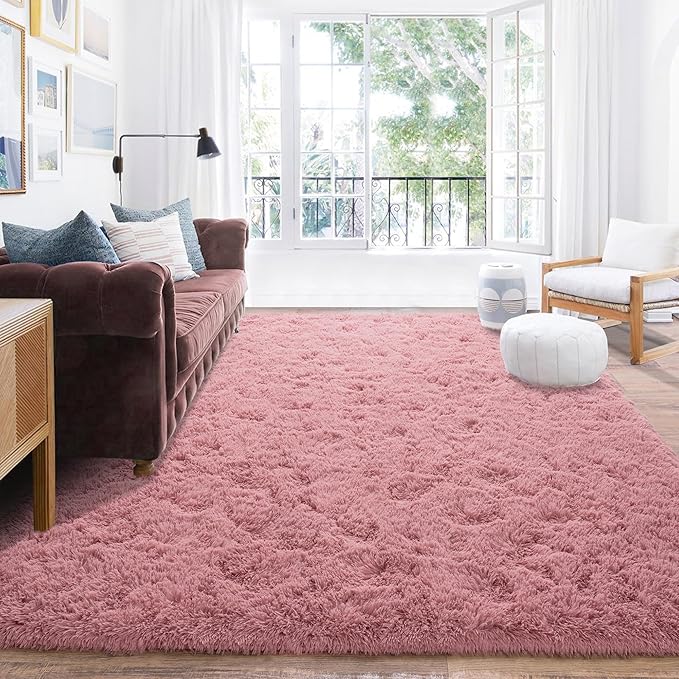 Rugs for Living Room 9x12, Soft Shaggy Modern Shag Area Rug for Bedroom - Image 9