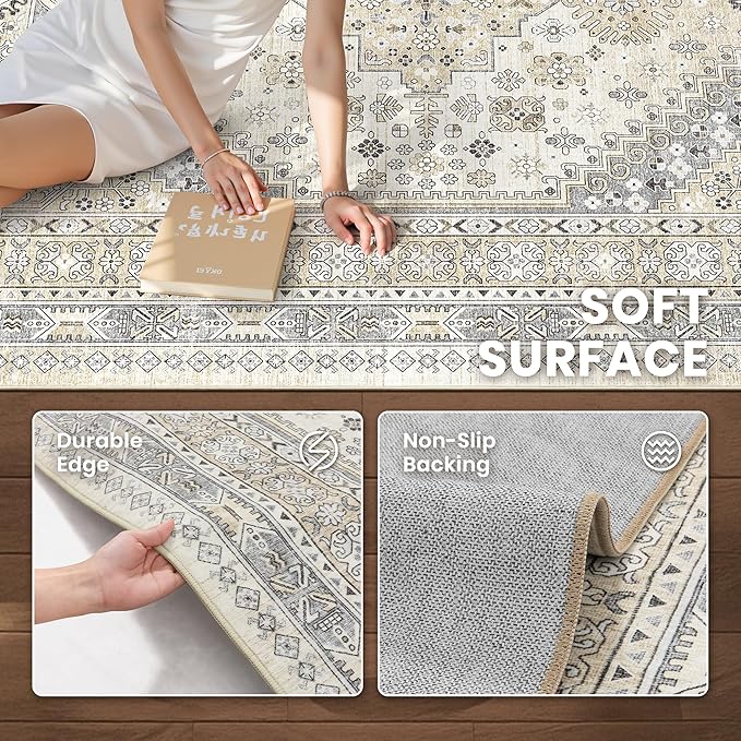 zesthome Washable Runner Rug 2.5x16 - Image 5