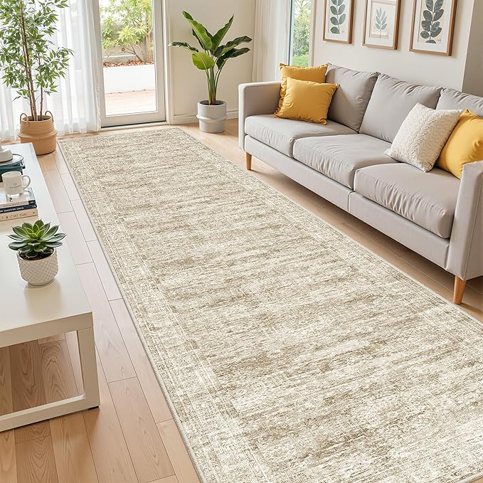 Washable Runner Rug 2.5x12, Non-Slip Long Bathroom Rugs Runner - Image 4