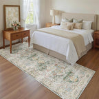 Madane Runner Rug 2'6''x8' Kitchen Runner, Hallway Runner Printed Vintage - Image 7