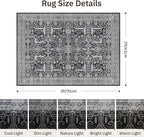 Washable 2x3 Entryway Area Rug - Image 2