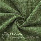 MIULEE Pack of 2 Couch Throw Pillow Covers 20x20Inch Soft Moss Green Spring - Image 2