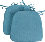 Sunsleek Chair Cushions for Dining Chairs D-Shaped Seat Cushions Chair Pads