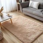 OLANLY 3x5 Machine Washable Small Bedside Rug, Soft Fluffy Shaggy Rugs - Image 3