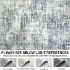 5x7 Area Rugs Washable Rug: Modern Abstract Living Room Rug Soft Anti-Skid Thin - Image 7