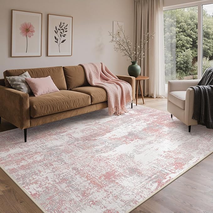 BEIMO Area Rugs 8x10 for Living Room Bedroom, Modern Abstract Machine Washable by BEIMO
