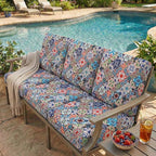 hyha Printed Couch Cushion Covers, Floral Sofa Covers Washable - Image 7