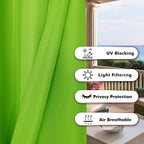 BONZER Outdoor Curtains for Patio Waterproof