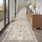 Madane Hallway Rug 3x10, Kitchen Rugs Washable Entryway Rug Vintage Kitchen - Image 3