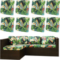 8Pcs Outdoor Cushion Covers, Patio Cushion Covers, Stretch Elastic Slipcovers by dreahoteztil