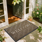 Yimobra Welcome Mat Outdoor Indoor, All-Season Waterproof Front Door Mat by Yimobra