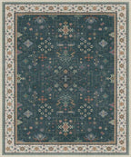 Hazo Haus Dark Green Oushak Living Room Rug 10x12 - Image 2