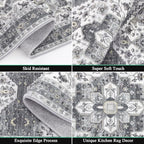 HEBE Boho Kitchen Rug Sets 3 Piece - Image 3