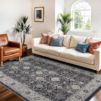 4x6 Living Room Area Rugs: Washable Non-Slip Boho Decorative Rugs - Image 4