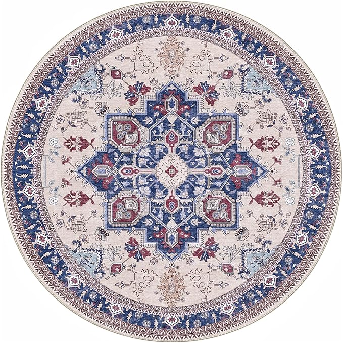 OPPODREAM Soft Round Rug 6ft, Washable Circle Rug 6ft - Image 9