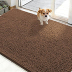 OLANLY Dog Door Mat for Muddy Paws 50x30, Absorbs Moisture and Dirt, Absorbent by OLANLY