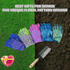 Cute Pattern Gardening Gloves,Thornproof Garden Glove,Gardener Gift