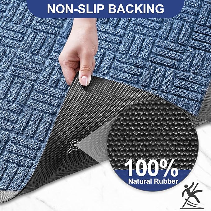 Mibao Front Door Mat, Heavy Duty Durable Welcome Mat - Image 5