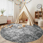 Round Rug 8ft Circle Rug Washable: Carpet Circular Area Rug - Image 4