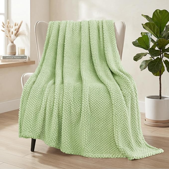 Whale Flotilla Extra Large Fuzzy Fleece Throw Blanket by WHALEFLOTILLA
