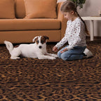 Faux Antelope Cheetah Print Rug, Leopard Rug 6.2x8.2 Faux Animal Print Skin - Image 5