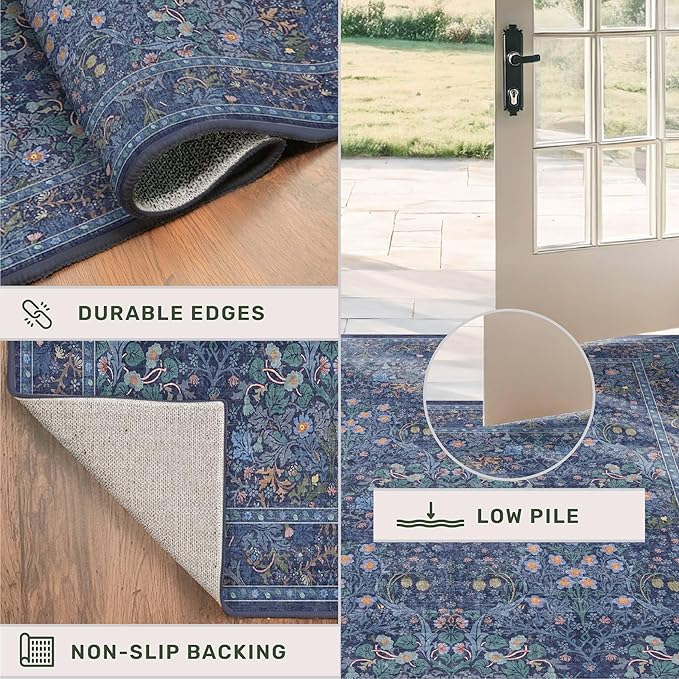 Washable Dining Room Rugs for Under Table - Image 5
