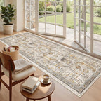 Madane Hallway Runner 3x8, Kitchen Rugs Washable Entryway Rug Vintage Kitchen - Image 3