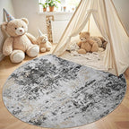 Round Rug 5ft Circle Rug Washable: Carpet Small Circular Area Rug - Image 4