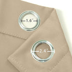 LEMOMO Beige Thermal Blackout Curtains/52 x 95 Inch/Set of 2 Panels Room - Image 6