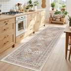 2x7 Runner Rug, Thin Entryway Non Slip Washable Rugs - Image 3