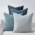 Topfinel Decorative Throw Pillow Covers Aque Teal Blue Gray Series, Summer by Topfinel